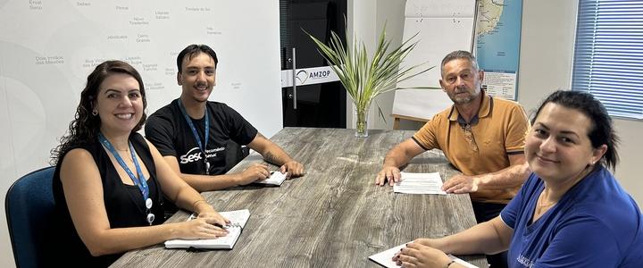 Esporte: AMZOP discute planejamento de eventos esportivos em reunião com SESC