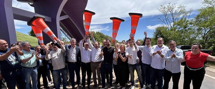 AMZOP: Em ato histórico Governador inaugura pavimentação asfáltica entre Ametista do Sul e Frederico Westphalen